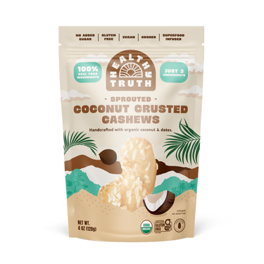 Sprouted Coconut-Crusted Cashews