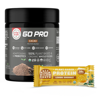 Cacao Powder + Lemon Coconut Bar