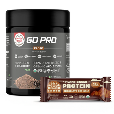 Protein Powder (Cacao) & Protein Bar (Chocolate Sea Salt) Bundle
