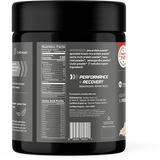 Back label of Healthy Truth Go Pro Unflavored Protein Blend showing nutrition facts, ingredients, and amino acid profile.