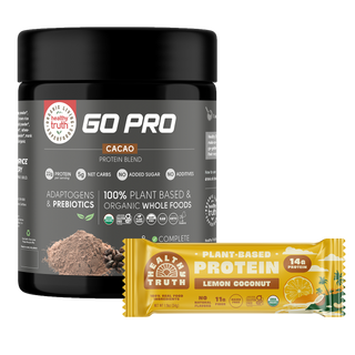 Cacao Powder + Lemon Coconut Bar