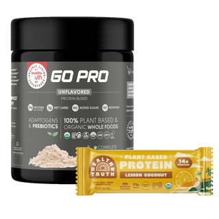 Unflavored Powder + Lemon Coconut Bar