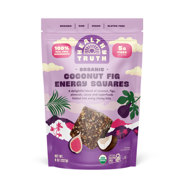 Coconut Fig Energy Squares