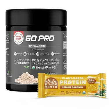 Protein Powder (Unflavored) & Protein Bar (Lemon Coconut) Bundle