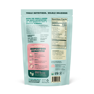 nutrition label of salt and vinegar healthy truth almonds