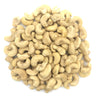 A pile of Cashews with a white background