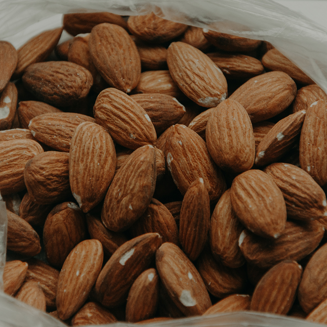 bowl of almonds