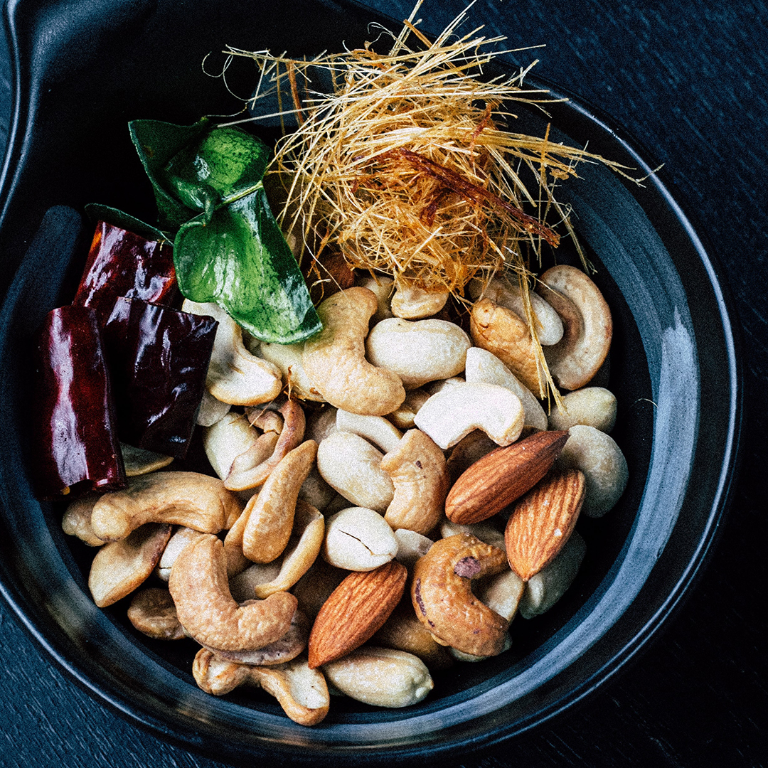 bowl of mixed nuts