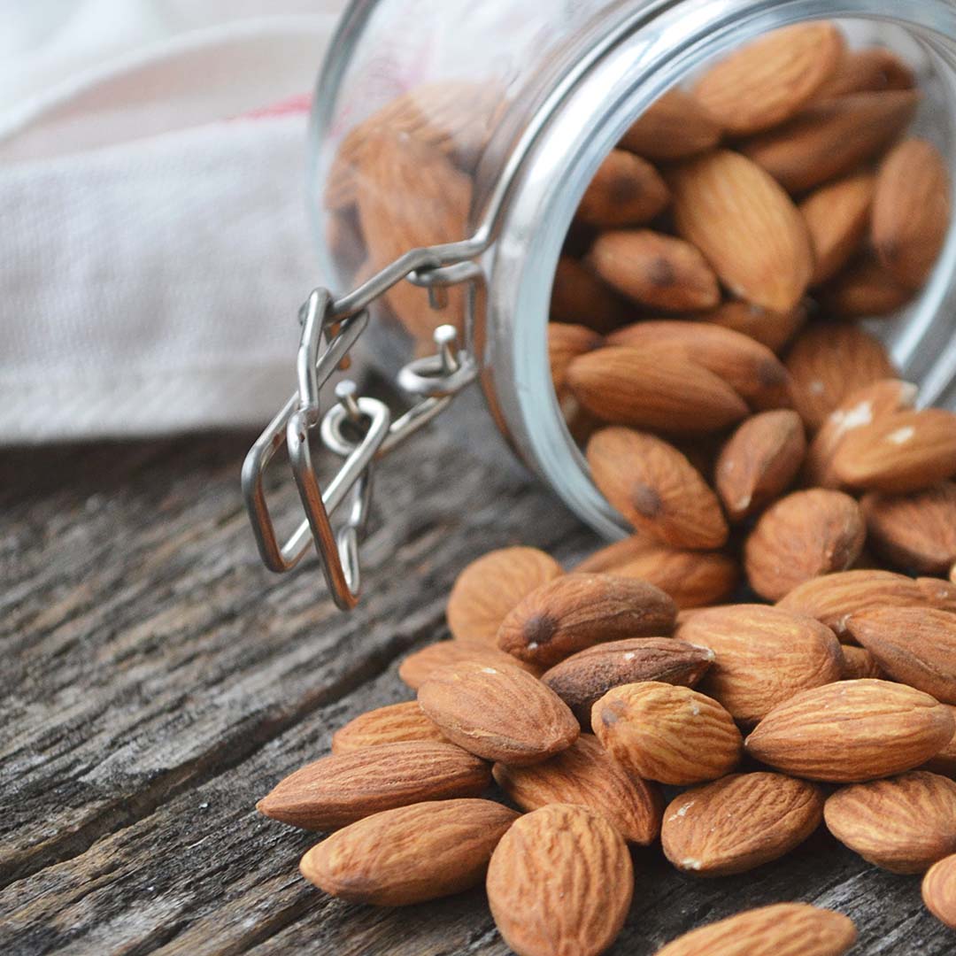 A collection of almonds