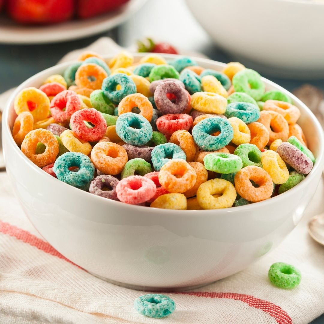 colorful cereal