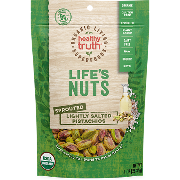 Organic Raw Sprouted Salted Pistachios