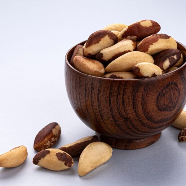 bowl of raw nuts